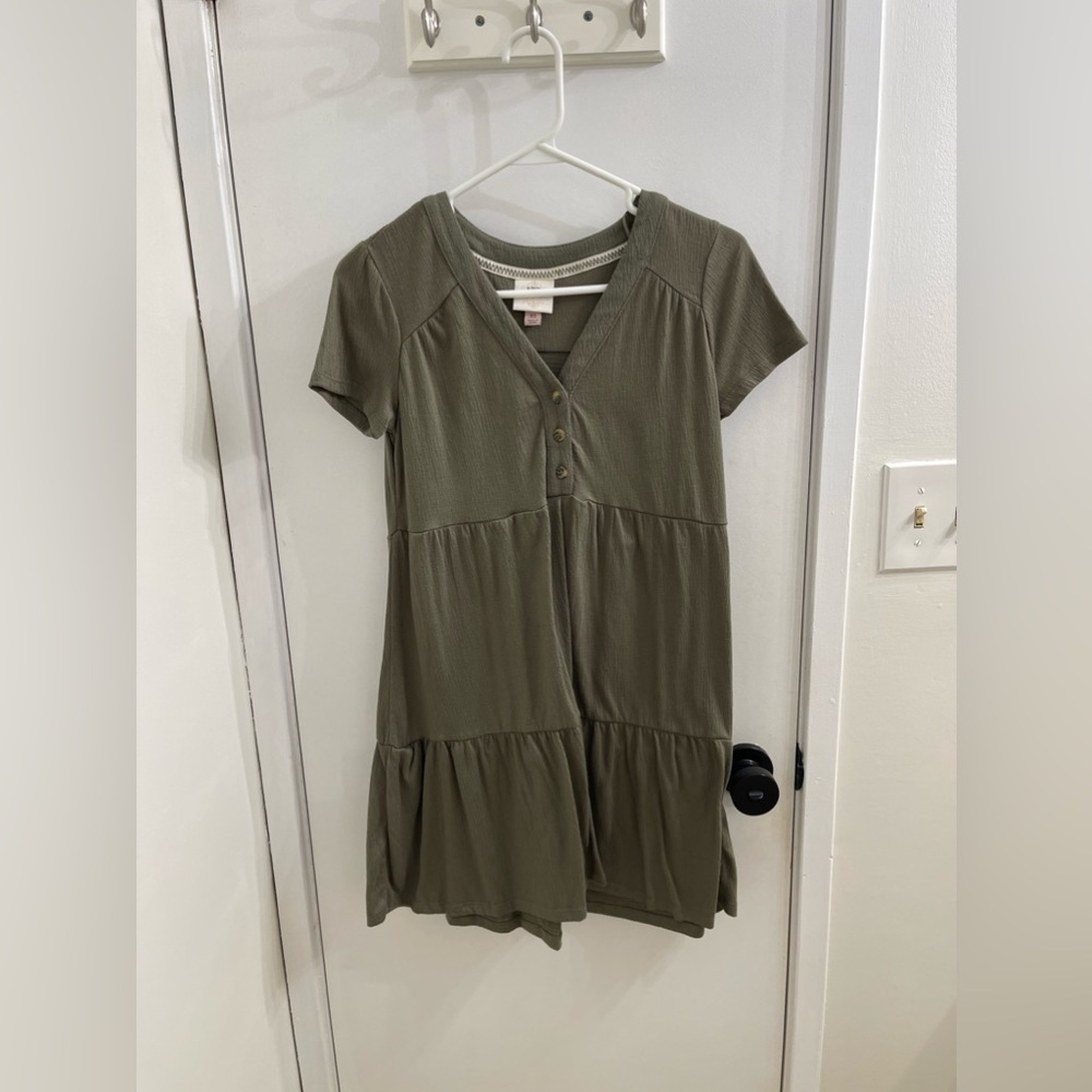Knox Rose Short Sleeve Henley Dress